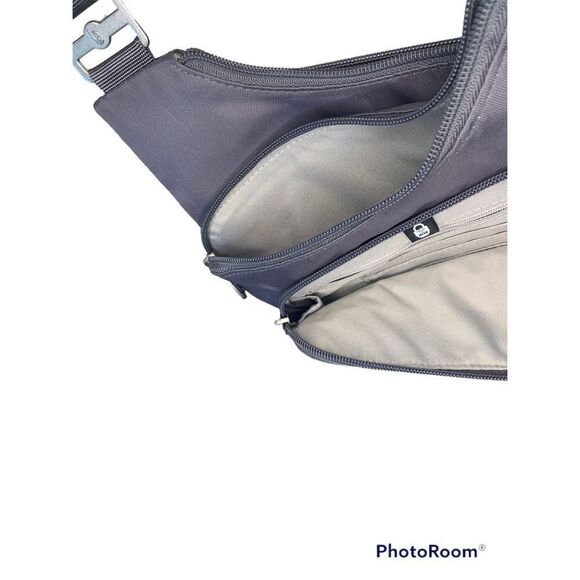 NWOT BG by Baggallini Charlotte Women's Gray Adjustable Cross-Over Crossbody Bag - Picture 4 of 6